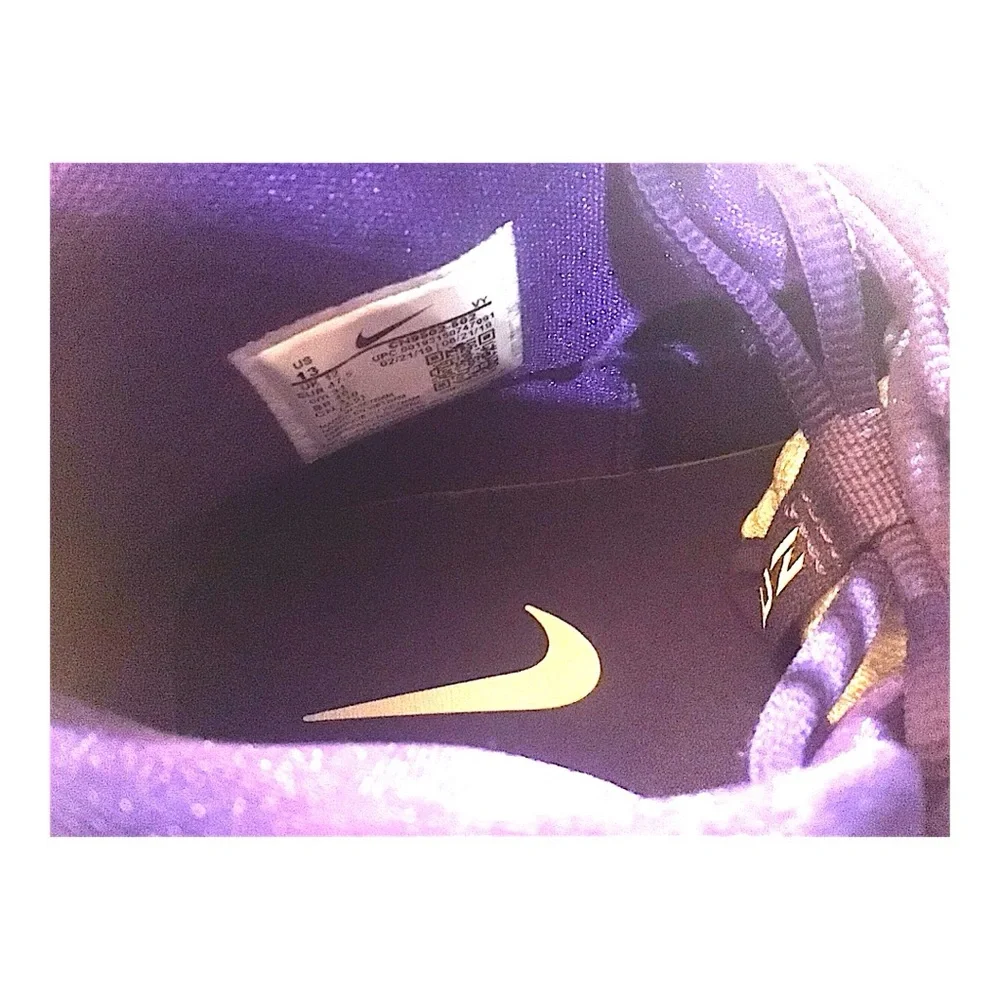 Nike Zoom Rize TB Promo Sneakers CN9502-502 Purple Men’s Size 13 - Picture 3 of 7